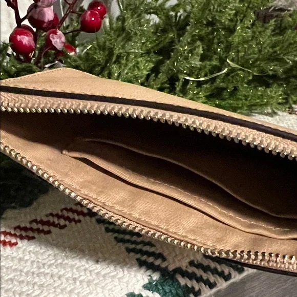 Coach Sparkling Gold Wristlet - Picture 3 of 6